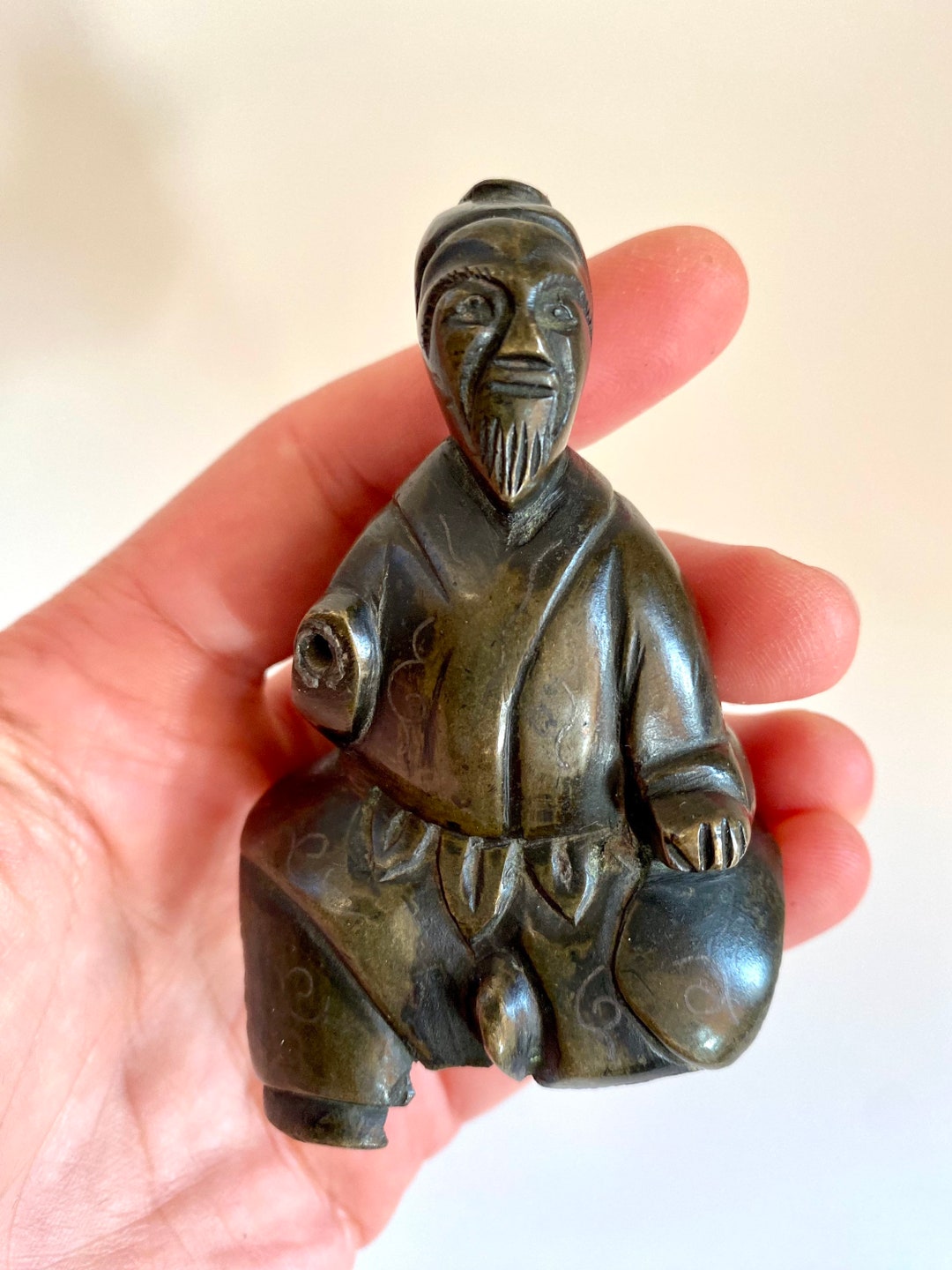 Reyes Magos Chinos Antiguos Siglo XIX Bronce Qing Etsy España