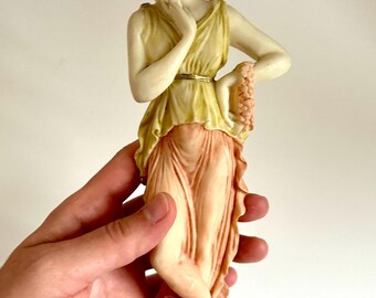古代ギリシャの女性コレの小さな彫像彫刻 - Etsy 日本