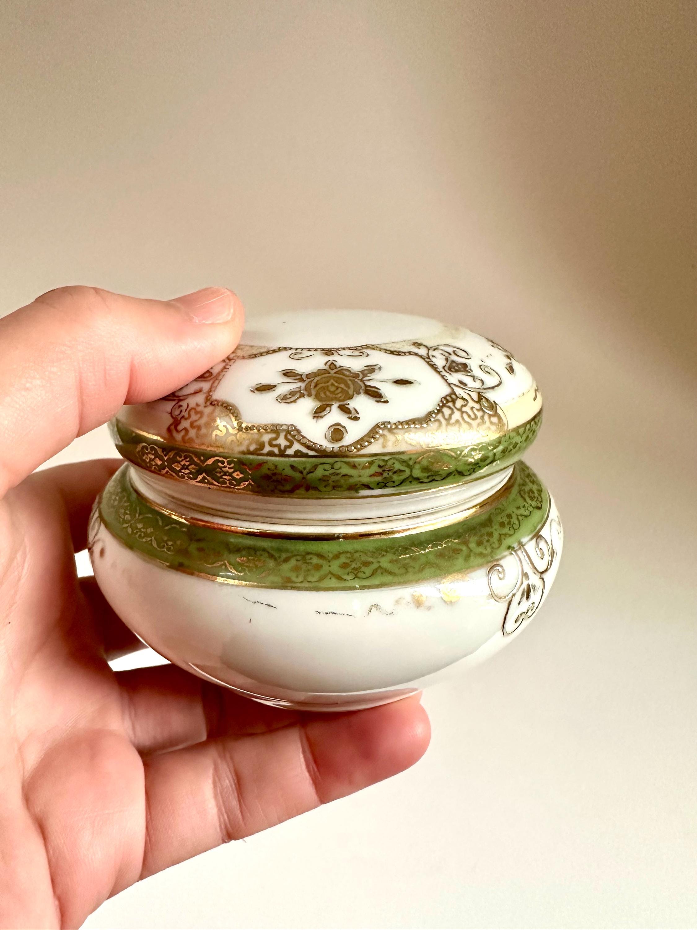 Noritake Porcelain Trinket Box - Etsy