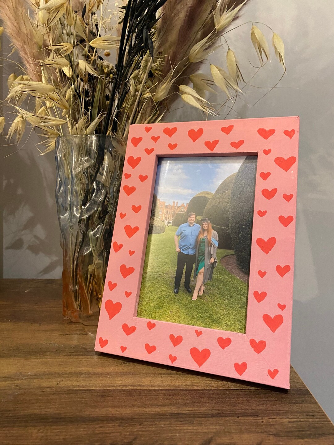 Sweet Love Picture Frame Hand Painted Frame Personalised Etsy UK