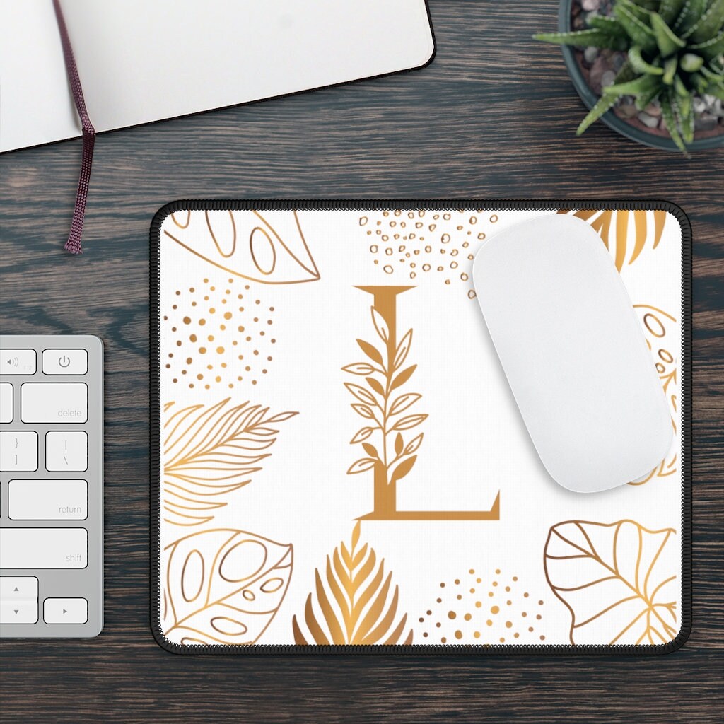 Letter L Mouse Pad Etsy
