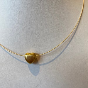 Choker with heart