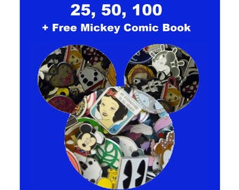 Pines Disney: 25, 50 o 100 pines + cómic de Mickey gratis