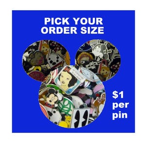 Disney Trading Pins Assorted  YOU PICK AMOUNT -  1.00 Per Pin - you can request pins!  includes Larger, Rarer pins