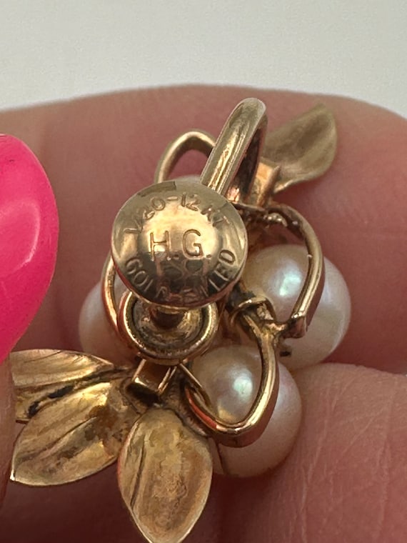 Vintage Gorman 12K Gold Filled Cultured Pearl Dem… - image 7