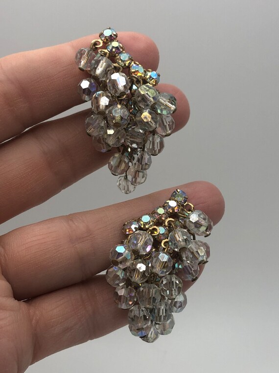 AMAZING Vintage Rhinestone and Aurora Borealis Cr… - image 3