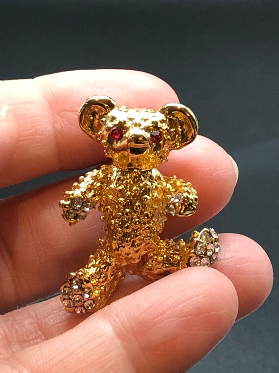 Teddy sales bear brooch