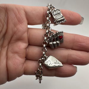 Brighton Vegas Charm Bracelet: Sterling Silver Gambling Charms