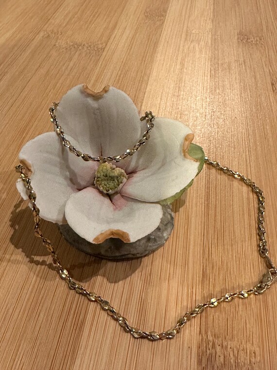 24 vintage shiny gold Gem