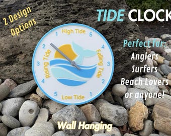 3D Printed Tide Clock: Coastal, Beach House Decor, Nautical Wall Hanging, Father's Day gift