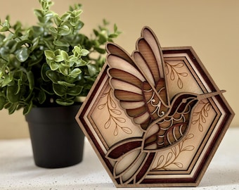 Mother’s Day,  Wood Hummingbird Decor, Spring Shelf Sitter, Butterfly, Cardinal, Cross
