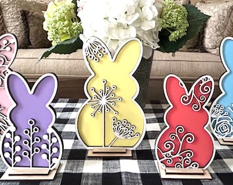 Standing Easter Bunny, Easter, Spring Decor, Bunnies, Easter Egg