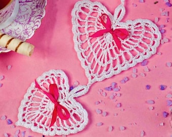 Crochet Heart Panel Pattern: Easy Valentine's Day Gift (PDF Pattern)