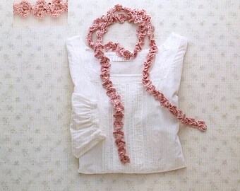 Crochet Flower Lariat Necklace Pattern: Easy Floral Accessory (PDF Pattern)