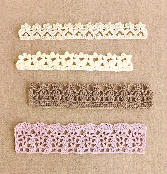 Crochet Lace Border Pattern: Edging Designs (PDF Pattern)