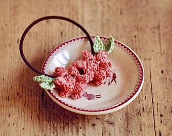 Patrón de flores de crochet, patrón de diademas de crochet, accesorios para el cabello de crochet, accesorios florales