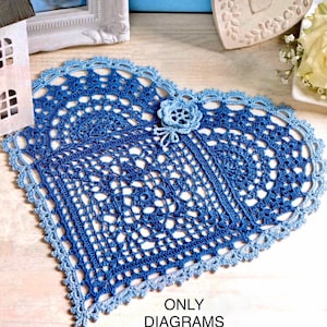 Herz Häkeldeckchen Muster: Grandma Square & Circle Motive