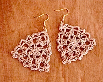 Crochet earrings pattern, crochet jewelry, crochet accessories. ONLY PATTERN. Easy crochet