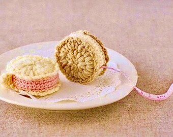 Crochet Cookie Ice Cream Ruler Cover Pattern Food Accessories (PDF Pattern)