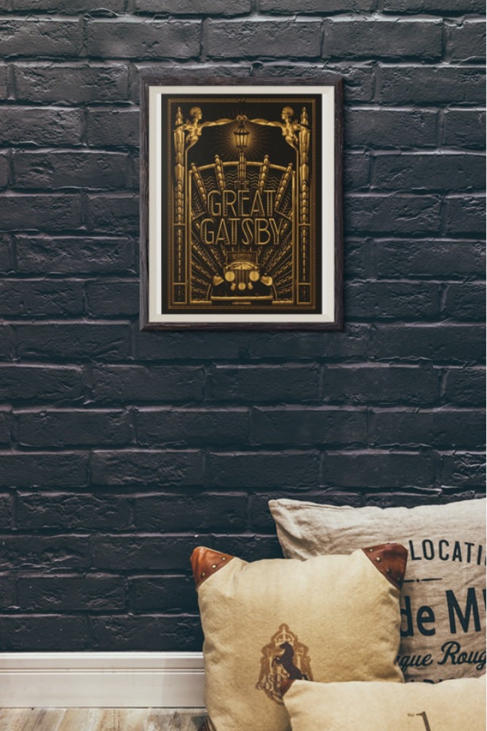 Vintage Art Deco Digital PRINTABLE Wall Art Etsy