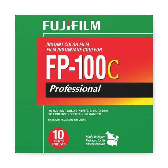 Retro Print Fujifilm Fp-100c Canvas - Etsy