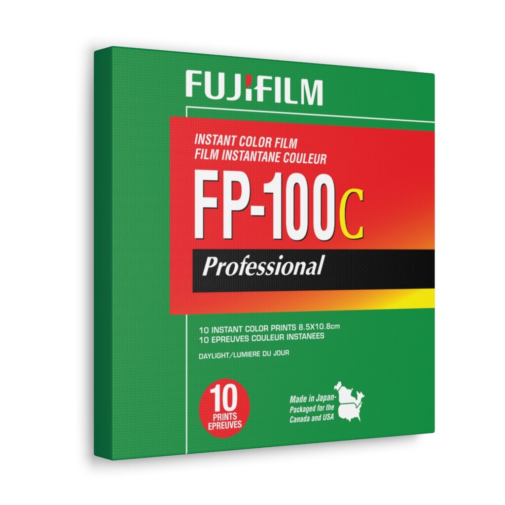 Retro Print Fujifilm Fp-100c Canvas - Etsy