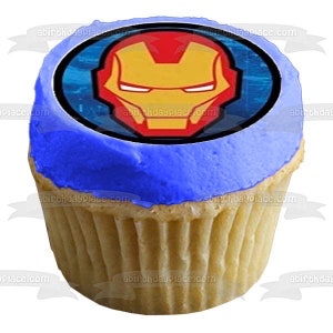 Super Hero Cupcake Topper l Super Hero Cookie Topper Superhero symbols Sticker Template Super Hero Cupcake Digital Topper SVG 画像 3