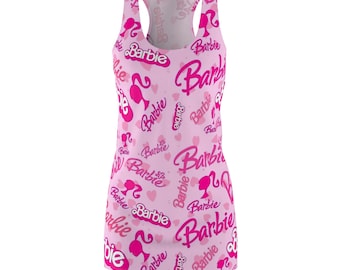 Barbie Pink Tank Dress / Barbie Bodycon - Etsy