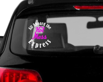 Adesivo de vinil à prova d'água para carros engraçados