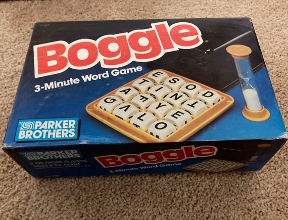 Vintage Boggle Game 1983 - Etsy
