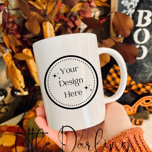 Mug Mockup, 15oz Mug Mockup, Halloween Mockup, Blank Mug Mockup, Fall Mockup, White mug Mockup, Halloween Mug Mockup, Blank Mug,