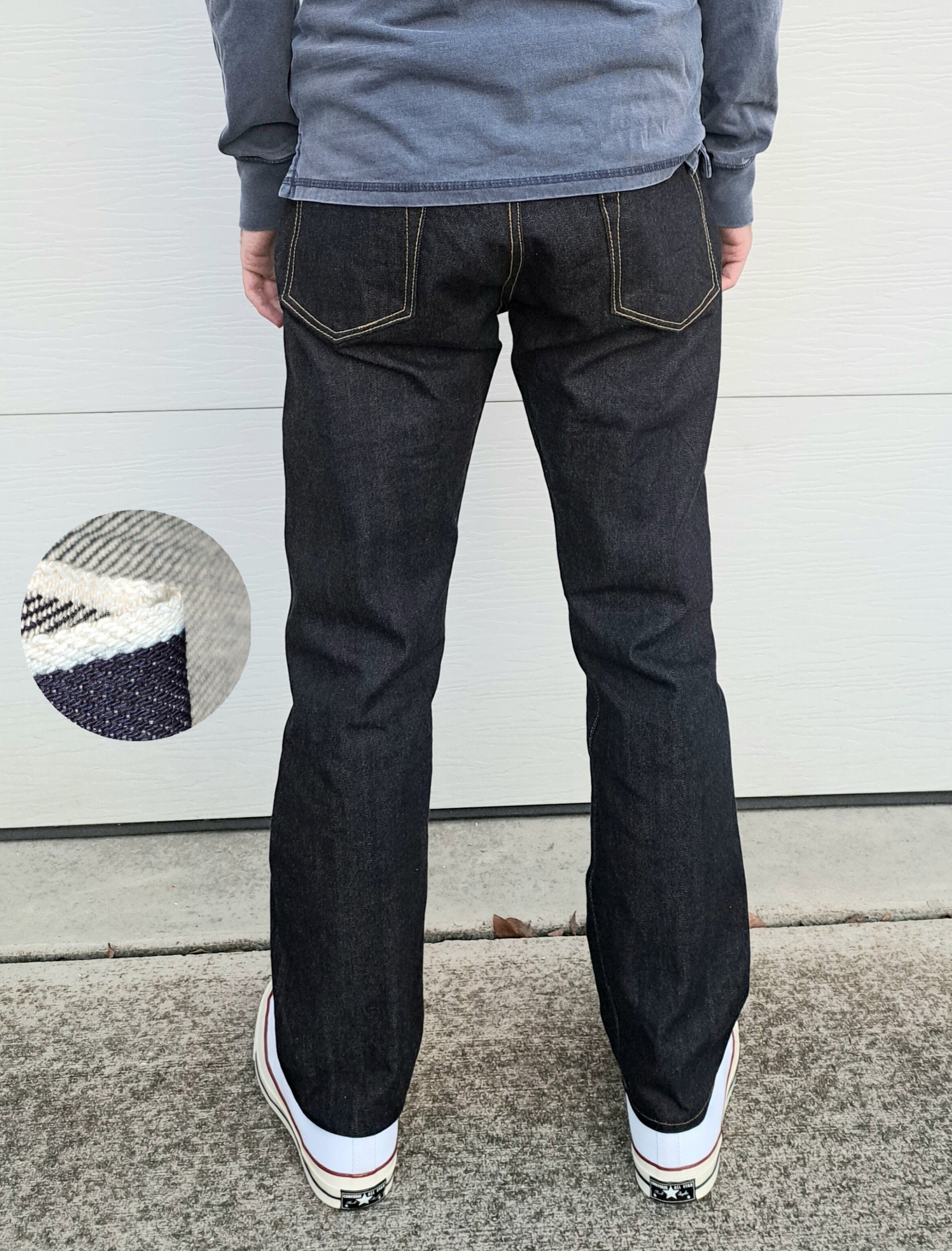 Lot C Baird Jeans Straight Fit 12oz Kurabo Mills Raw Selvedge Denim  Handmade in Illinois USA 