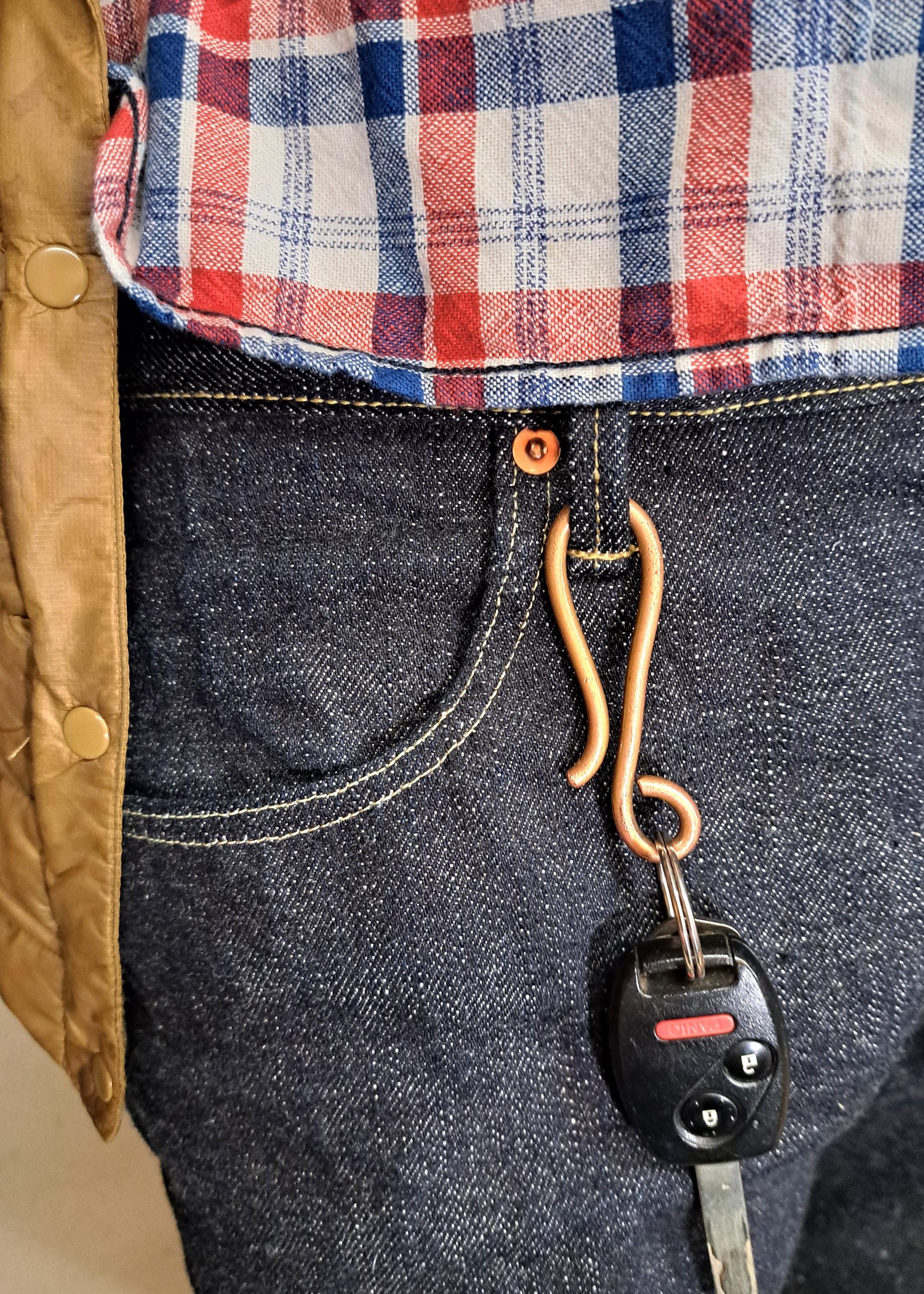 【BAON】[unisex] Whiyo Keyring Raw Denim Banding Bermuda PT BairdJeans - Etsy Canada