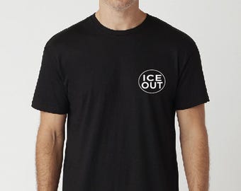 Unisex Cotton ICE OUT Tshirt Round Neck