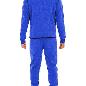 Unisex Royal Blue Dynamic Tech Track Suit Zip up Jacket and Jogger - Etsy