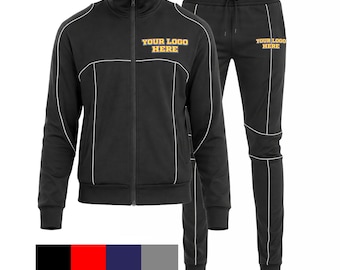 Custom Tracksuit | Personalized Embroidery Tracksuit | Monogram Track Suit | Custom Joggers & Jacket | Track and Field Running Set Custom