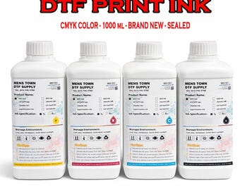 DTF Printer Ink CMYK White 1000 ml Bottles 1000ml Bundles and Individual