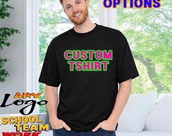 Custom Photo Shirt, Personalized T-Shirt, Custom Picture Tshirt, Custom Personalized T-Shirt with Name or Message