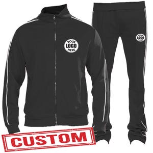 Custom Tracksuit | Personalized Embroidery Tracksuit | Monogram Track Suit | Custom Joggers & Jacket | Custom Training Suit | Travel Suit