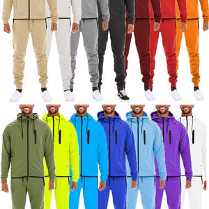 Unisex Royal Blue Dynamic Tech Track Suit Zip up Jacket and Jogger - Etsy