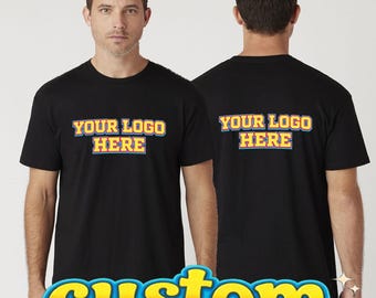 Custom Text Shirt, Personalized Shirt, Customized Tee, Custom Gift, Husband Shirt, Grandpa Tee, Father's Day Gift, Your Logo or Photo