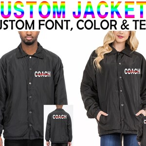 Red Coach Jacket - Etsy