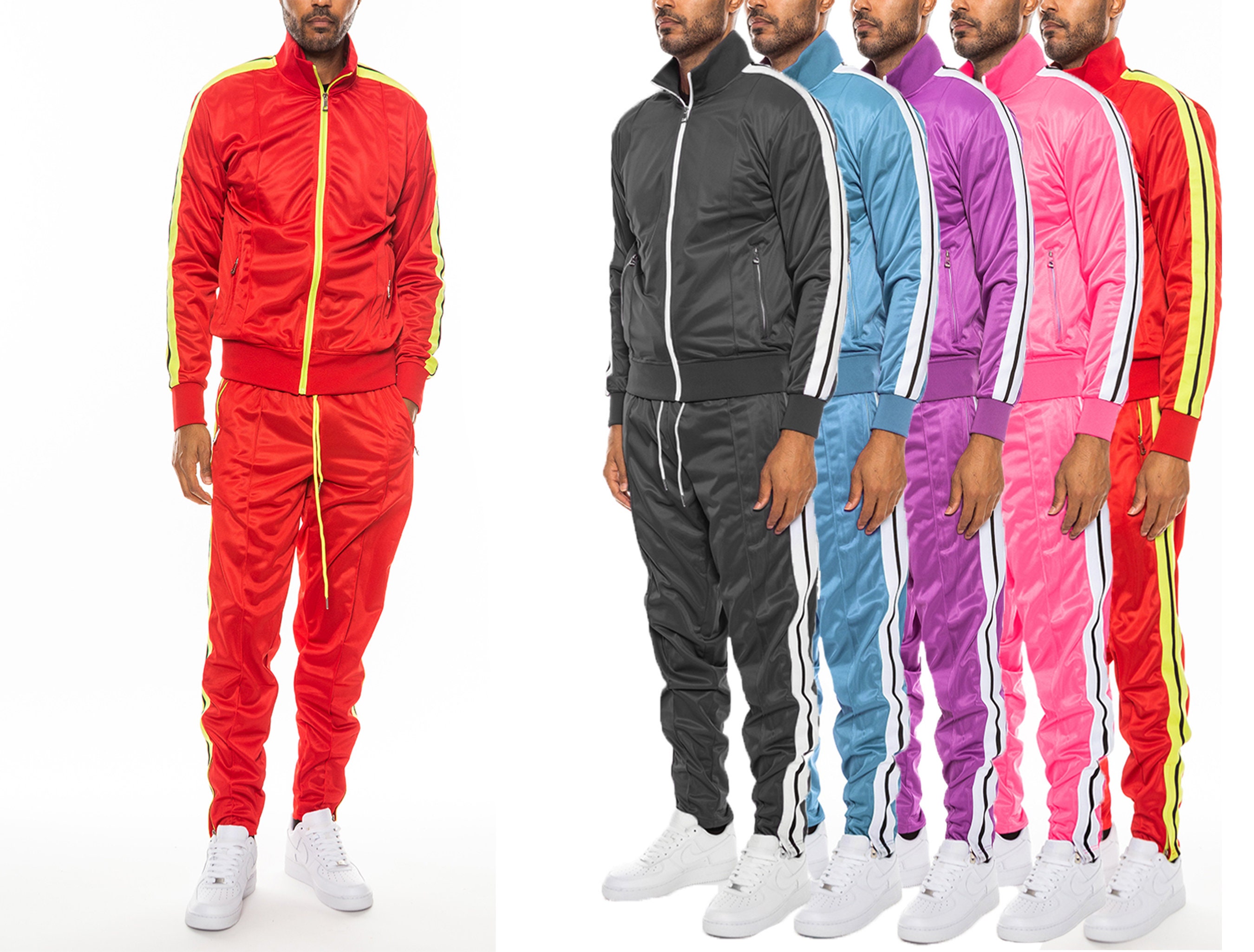 n/a Autumn Tracksuit Men Hooded Sweat Suits 2 Piece Set Men Hip Hop  Streetwear Jogger Suits (Color : A, Size : L Code)