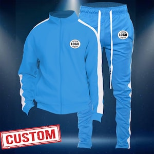 Custom Tracksuit | Personalized Embroidery Tracksuit | Monogram Track Suit | Custom Joggers & Jacket | Custom Training Suit | Travel Suit