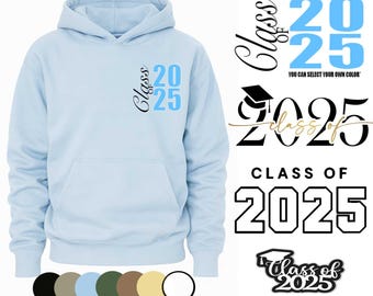 Custom Class of 2026 Senior Hoodie, Personalized Senior 2026 Hoodie, Graduation Hoodie, Custom Senior High School Hoodie, Custom Front Back
