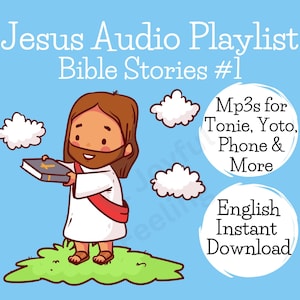 Jesus Tonie Playlist: Kids Bible Stories Tonie Playlist #1 | English | Jesus Yoto Playlist | Christian Tonie Playlist | Catholic Tonie