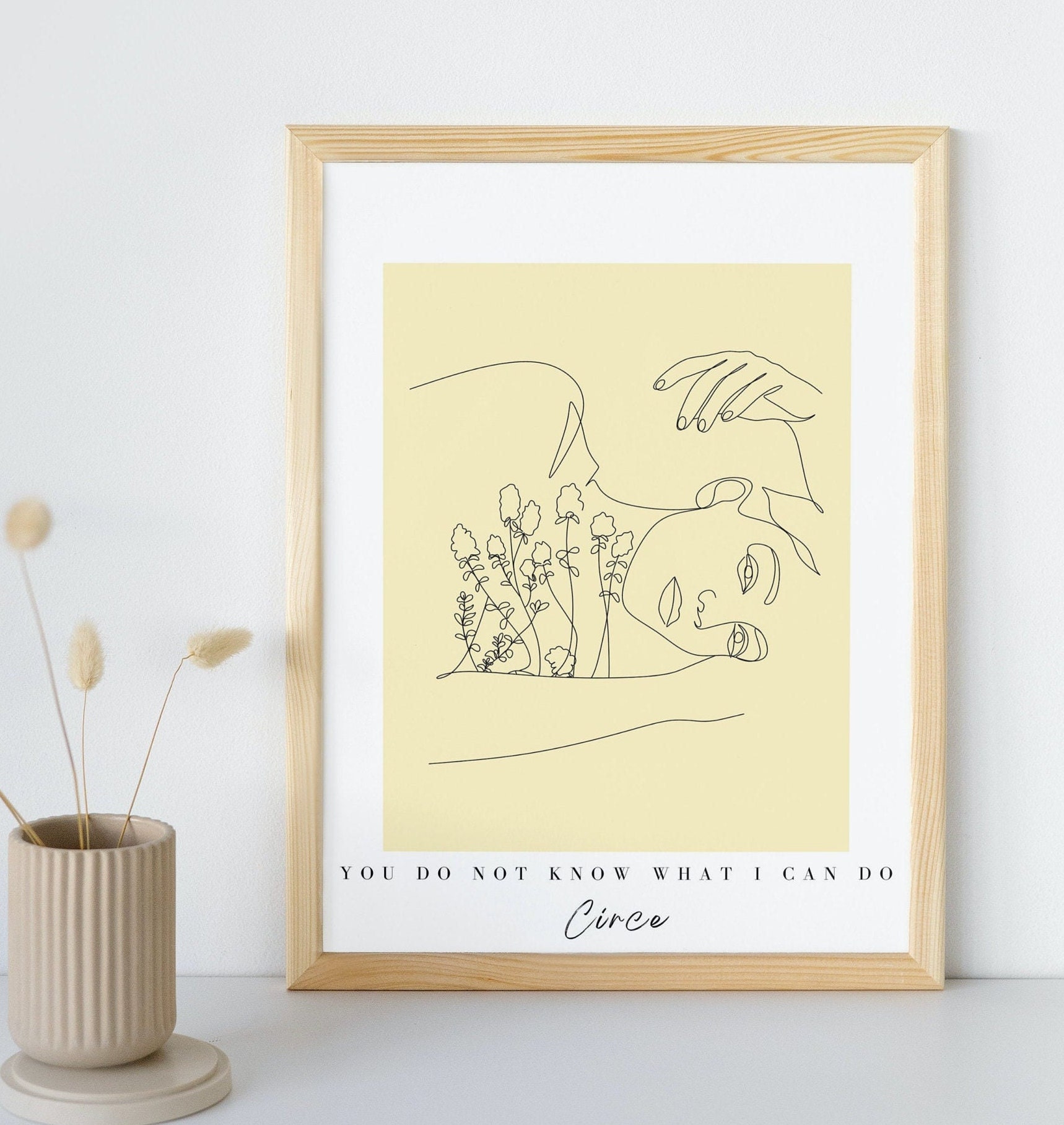 Circe by Madeline Miller Minimalistischer Digitaler Download Kunstdruck