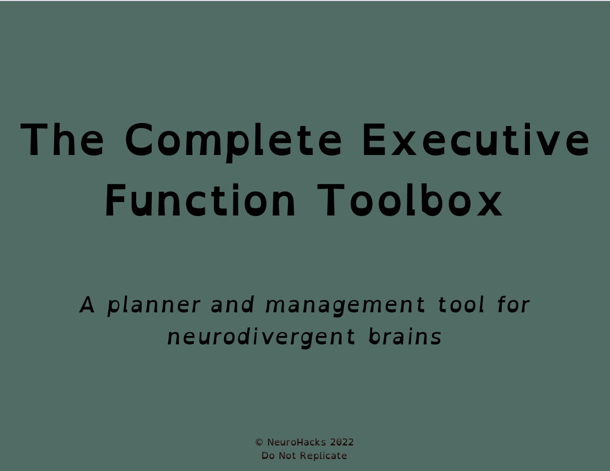 The Ultimate Executive Dysfunction SelfHelp Guide