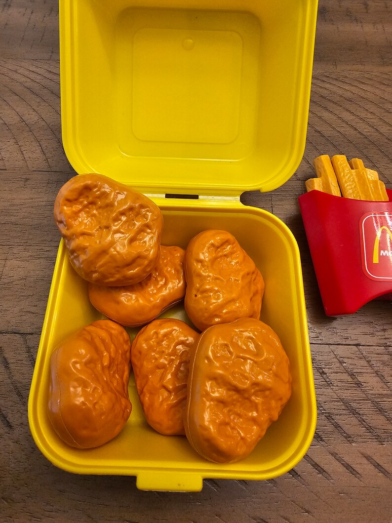 Vintage 1988 Fisher Price Mcdonald's 6pc Nuggets and Fries. Etsy