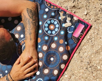 Thick beach mat for rocky beaches Modern, picnic decke waterside, standmatter, picnic blanket , beach mat outdoor